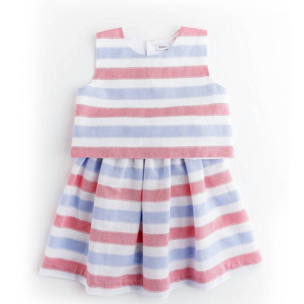 NEW BELAN.J girl's marina set in multi